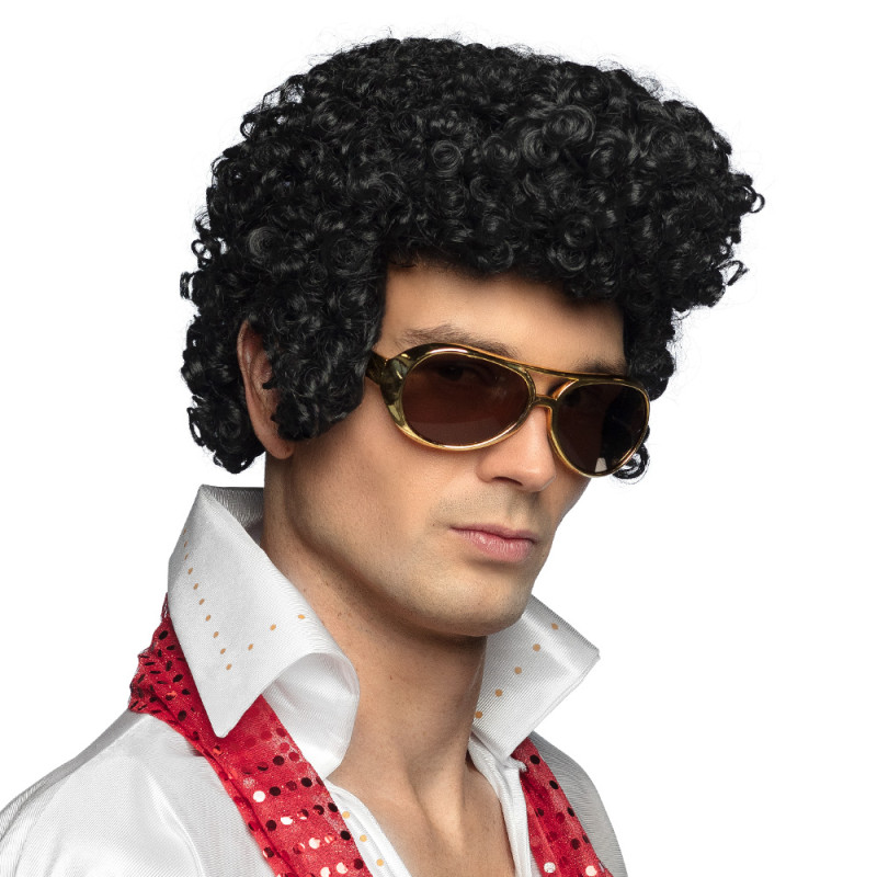 Pánska čierna rock n roll parochňa